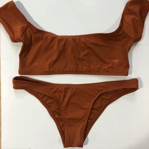 Fashion Nova  IMELDA BIKINI - RUST M